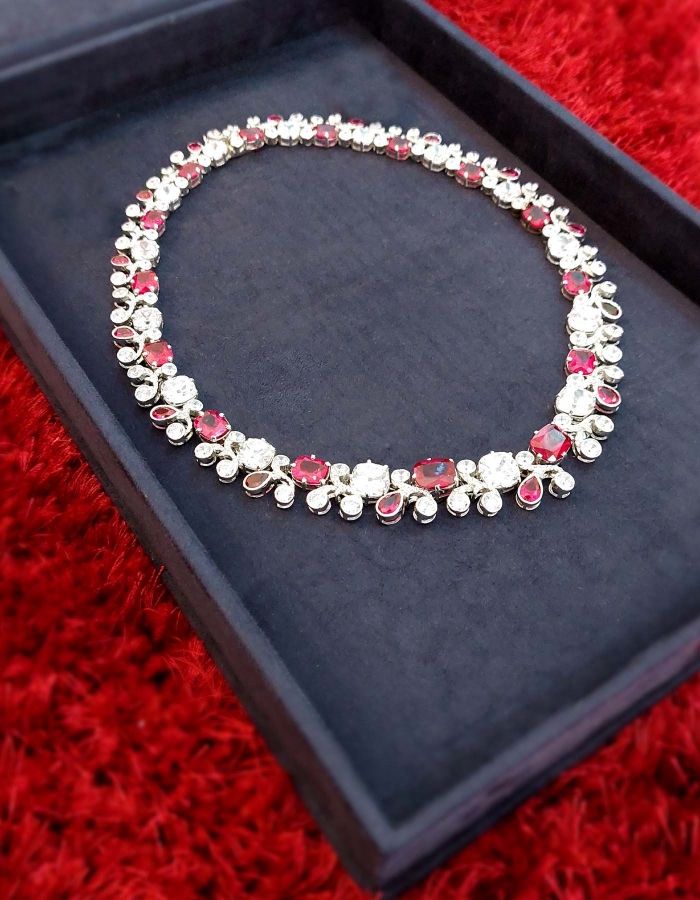 ruby necklace tiffany