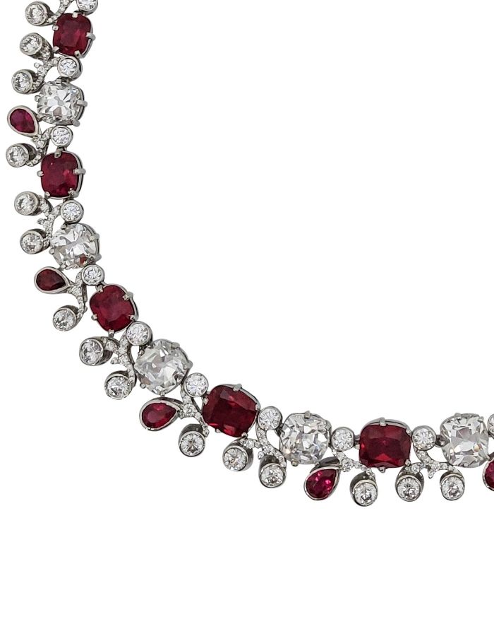 antique ruby necklace