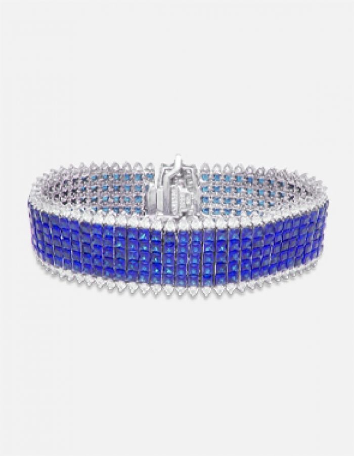 lab grown diamond tennis bracelet