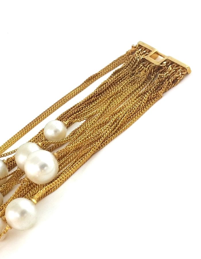 pearl bracelet gold