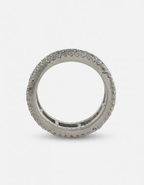 baguette eternity statement band