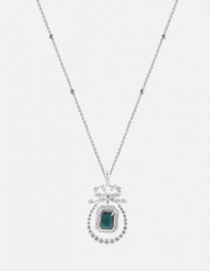 silver necklace for women