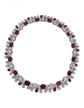ruby birthstone necklace